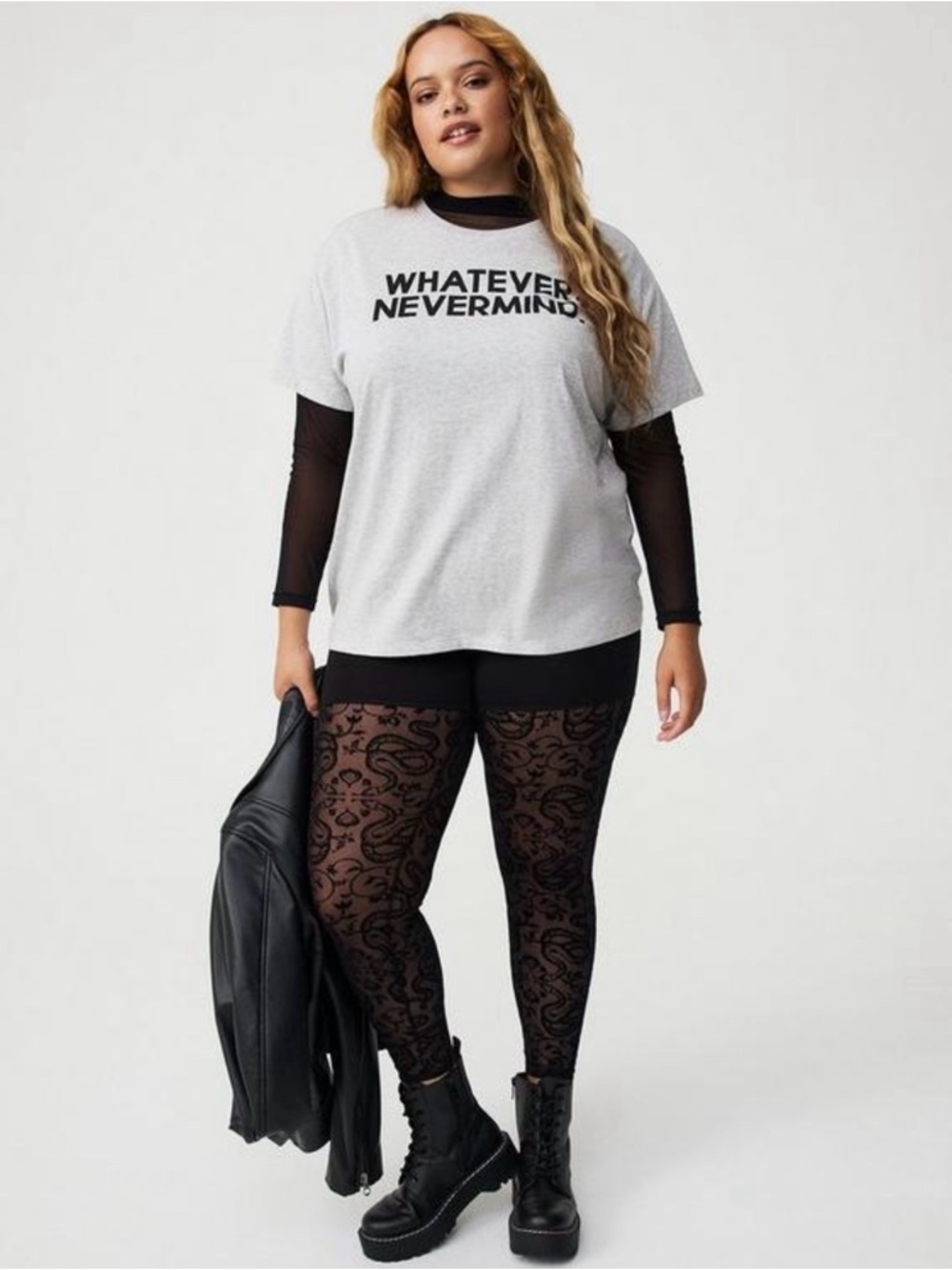 Torrid Flocked Snake Leggings